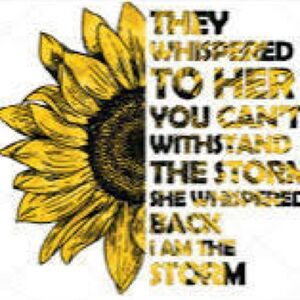 Sunflower Inspirational Graphic